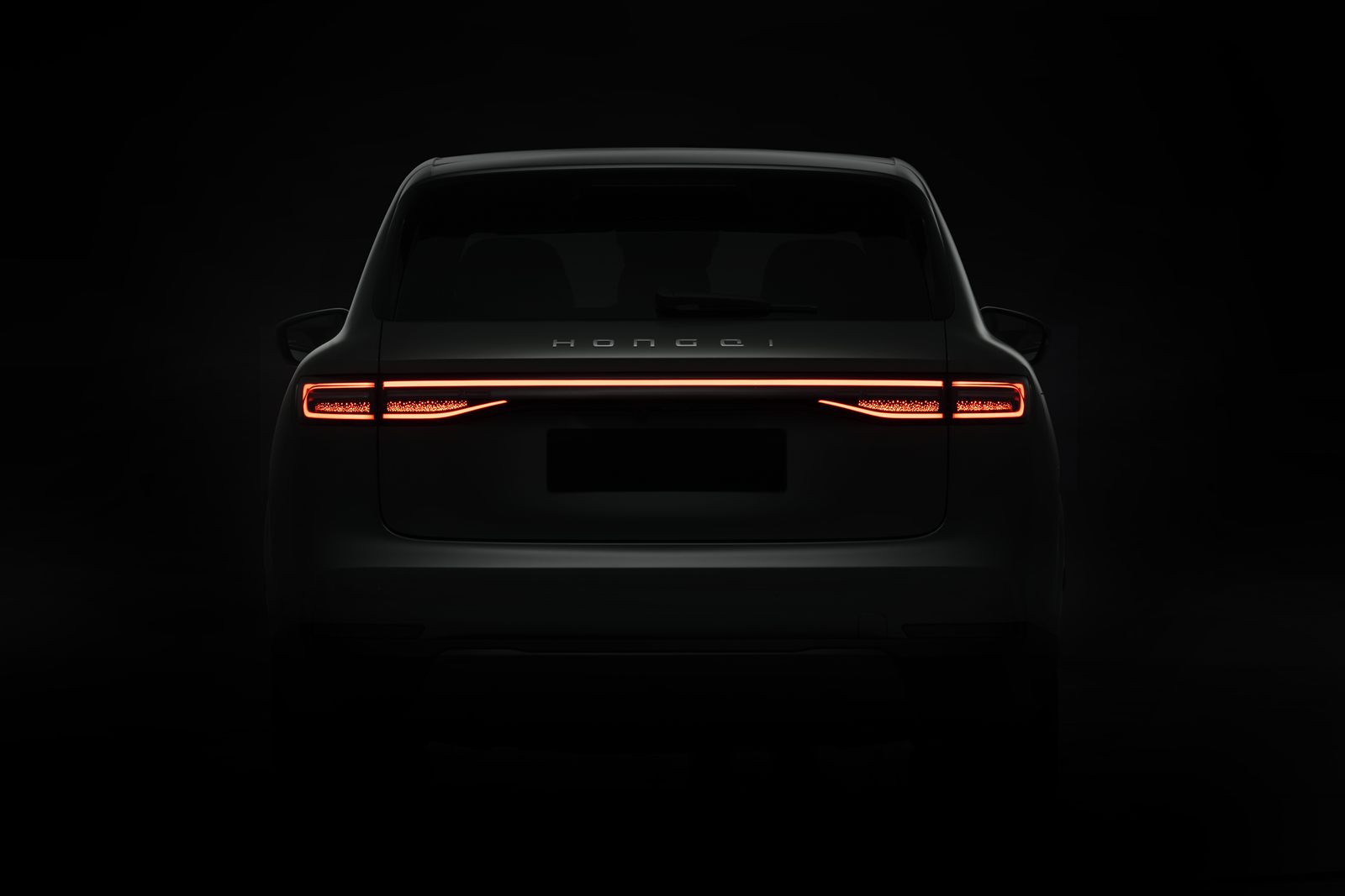 Through-type LED tail lamp