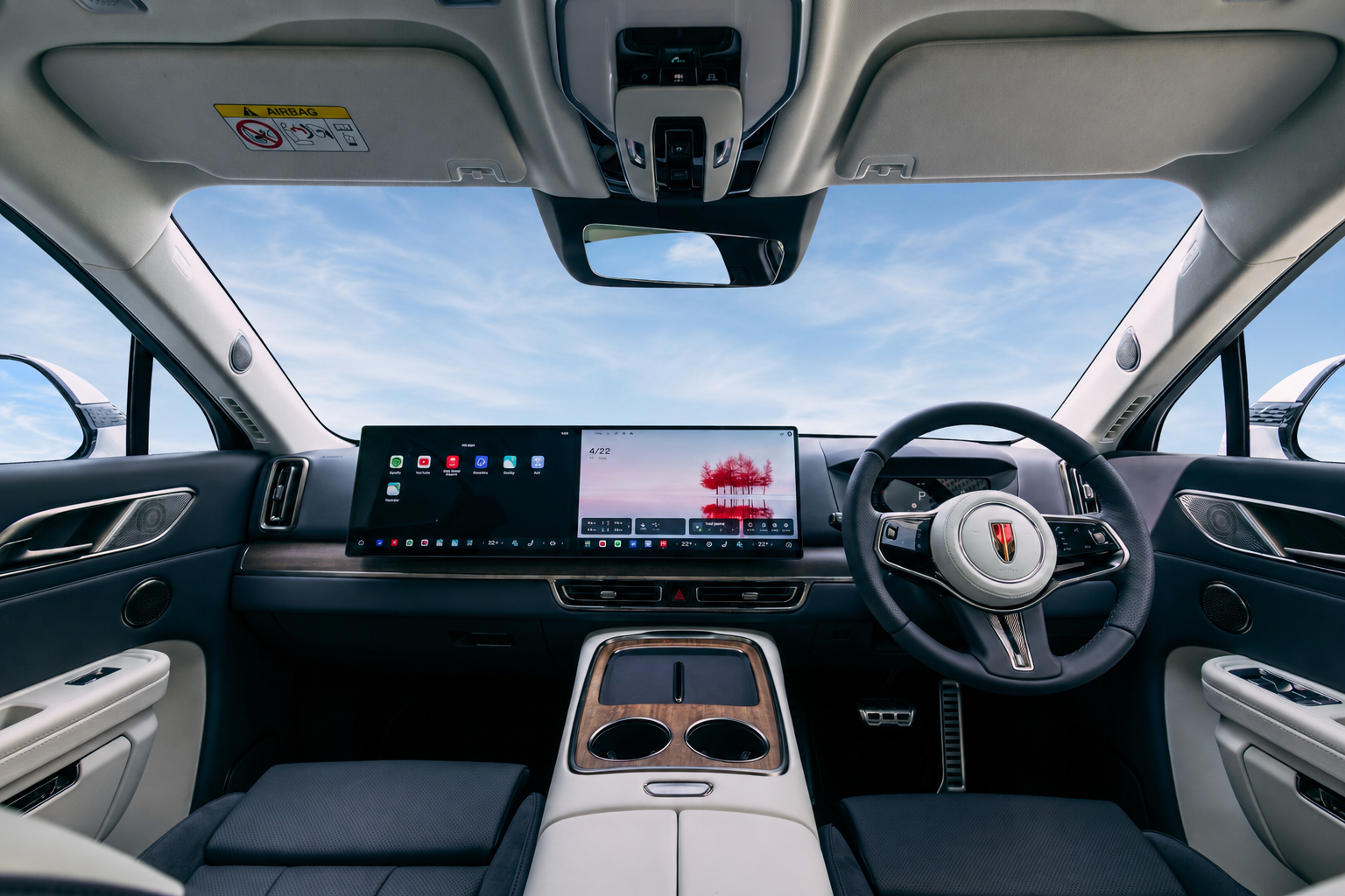 Right-hand-drive cockpit · Hongqi Singapore